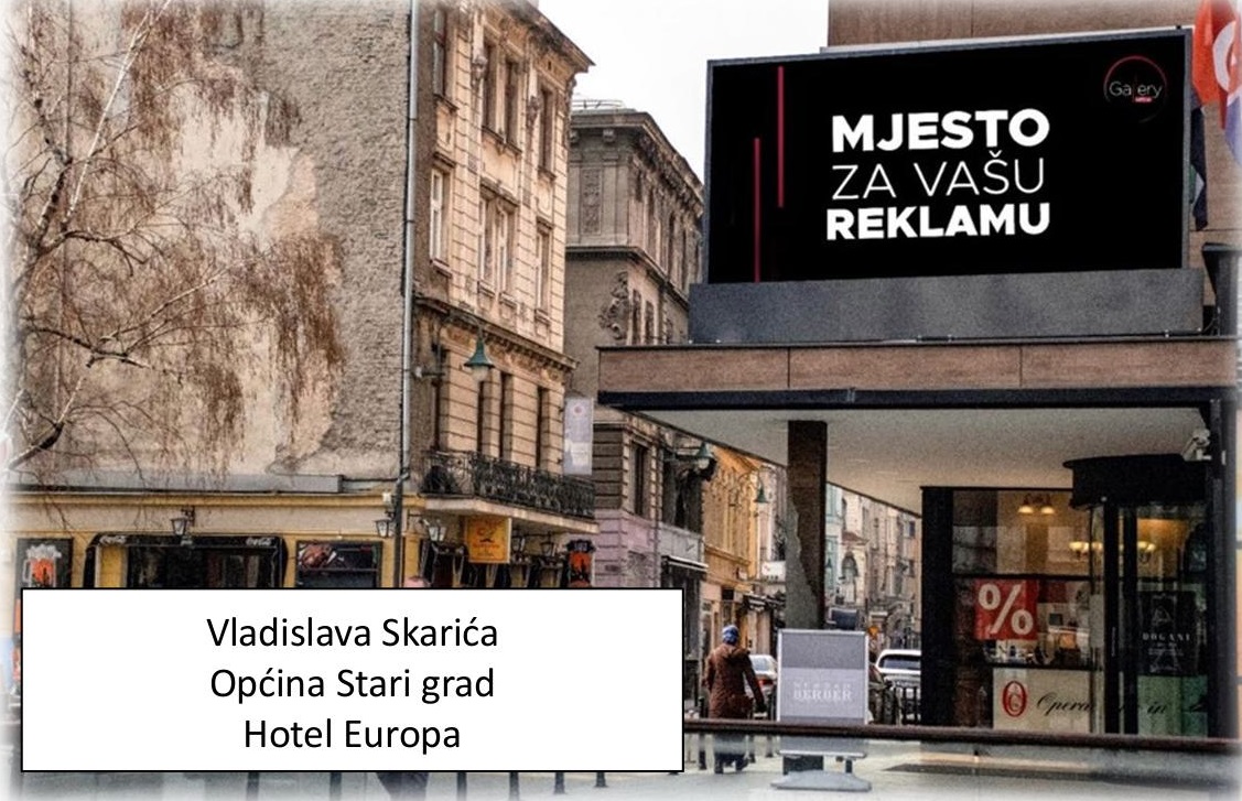 LED Display Hotel Evropa